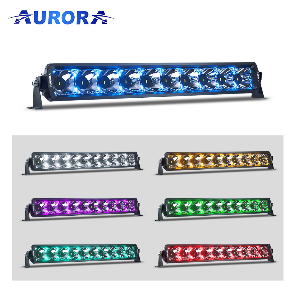 Светодиодная фара Aurora ALO-D6T-20-P23Q + RGB